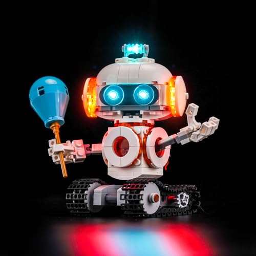 LocoLee Licht Set Kompatibel mit Lego 31164 Space Robot - Nur das Licht - Set, kein Modell, Dekorative Beleuchtung Set Compatible with Lego Weltraum-Roboter 31164 3-in-1 von LocoLee