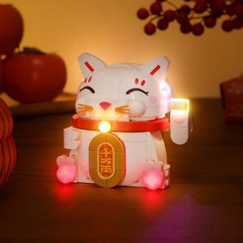 LocoLee Licht Set Kompatibel mit Lego 40813 Glückskatze, Nur Lichter Set - Kein Modell, Licht Beleuchtung Set Compatible with Lego Lucky Cat 40813 LocoLee Licht Set Kompatibel mit Lego 40813 Glückskatze, Nur Lichter Set - Kein Modell, Licht Beleuchtung Set Compatible with Lego Lucky Cat 40813 von LocoLee