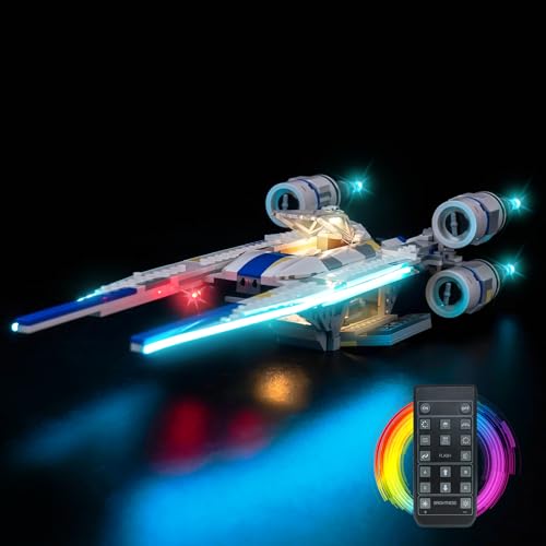 LocoLee Licht Set Kompatibel mit Lego 75399 Rebel U-Wing Starfighter - Nur das Licht - Set, kein Modell, Fernbedienung Dekorative Beleuchtung Set Compatible with Lego 75399 Rebel U-Wing Starfighter von LocoLee