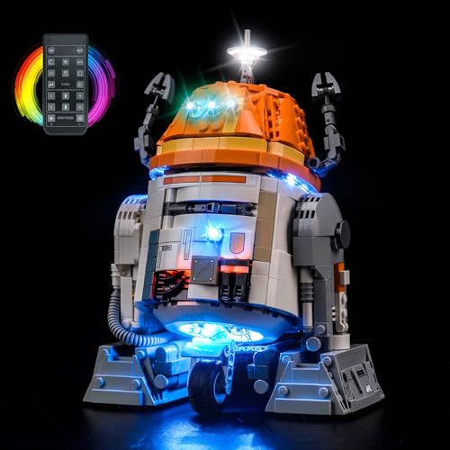 LocoLee Licht Set Kompatibel mit Lego 75416 Chopper (C1-10P) Astromech Droid - Nur das Licht Set, Dekorative Beleuchtung Set Compatible with Lego 75416 Astromech-Droide Chopper (C1-10P) von LocoLee