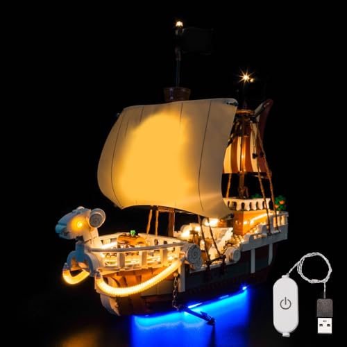 LocoLee Licht Set Kompatibel mit Lego 75639 The Going Merry Pirate Ship (Kein - Lego-Set) Dekorative Beleuchtung Set Compatible with Lego Das Piratenschiff Flying Lamb von LocoLee