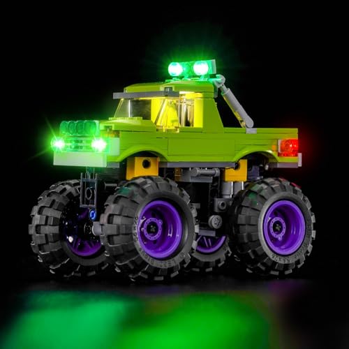 LocoLee Licht Set Kompatibel mit Lego 76312 The Hulk Truck vs. Thanos - Nur das Licht - Set, kein Modell, Dekorative Beleuchtung Set Compatible with Lego Hulk-Truck vs. Thanos 76312 von LocoLee