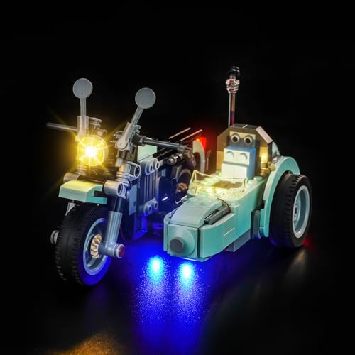 LocoLee Licht Set Kompatibel mit Lego 76443 Hagrid & Harry's Motorcycle Ride - Nur das Licht - Set, kein Modell, Dekorative Beleuchtung Set Compatible with Lego Hagrids und Harrys Motorradtour 76443 von LocoLee