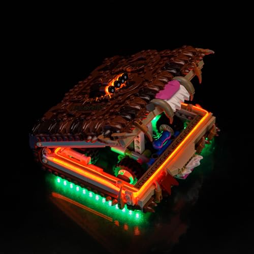 LocoLee Licht Set Kompatibel mit Lego 76449 Chomping Monster Book of Monsters (Kein - Lego-Set) Dekorative Beleuchtung Set Compatible with Lego 76449 Beißendes Monsterbuch der Monster von LocoLee
