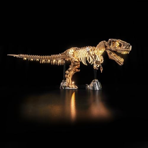 LocoLee Licht Set Kompatibel mit Lego 76968 Dinosaur Fossils: Tyrannosaurus rex - Nur das Licht - Set, kein Modell, Beleuchtung Set Compatible with Lego Dinosaurier-Fossilien 76968 Jurassic World von LocoLee