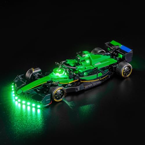 LocoLee Licht Set Kompatibel mit Lego 77245 Aston Martin Aramco F1 AMR24 Rennauto, Nur Lichter Set, Licht Beleuchtung Set Compatible with Lego 77245 (Nicht enthalten Modellset) von LocoLee