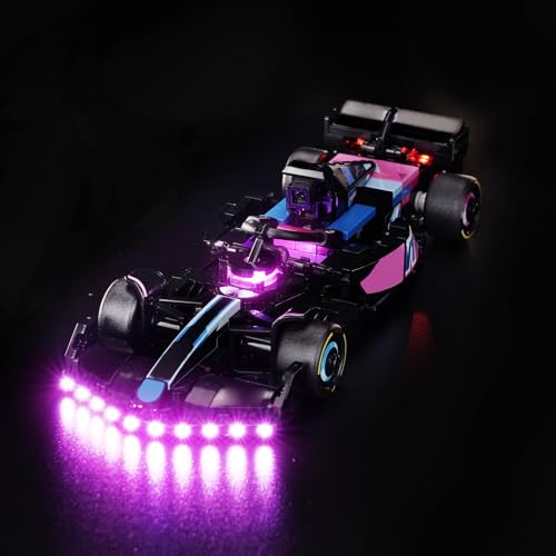 LocoLee Licht Set Kompatibel mit Lego 77248 BWT Alpine F1 Team A524 Rennauto, Nur Lichter Set, Licht Beleuchtung Set Compatible with Lego BWT Alpine F1 Team A524 Race Car (Nicht enthalten Modellset) von LocoLee