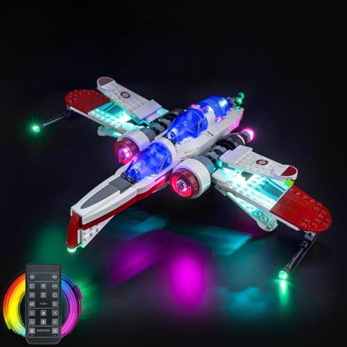 LocoLee Licht Set Kompatibel mit Lego ARC-170 Starfighter, Nur Lichter Set, Licht Beleuchtung Set Compatible with Lego 75402 (Nicht enthalten Modellset) von LocoLee