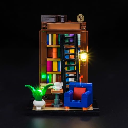 LocoLee Licht Set Kompatibel mit Lego 40698 Bücher sind Meine Leidenschaft, Nur Lichter Set - Kein Modell, Licht Beleuchtung Set Compatible with Lego Books Are My Passion von LocoLee
