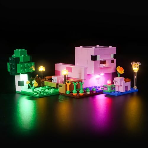 LocoLee Licht Set Kompatibel mit Lego Das Babyschwein-Haus, Nur Lichter Set - Kein Modell, Licht Beleuchtung Set Compatible with Lego 21268 The Baby Pig House von LocoLee