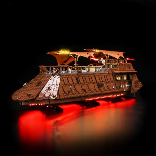 LocoLee Licht Set Kompatibel mit Lego 75397 Jabbas Segelbarke, Nur Lichter Set - Kein Modell, Licht Beleuchtung Set Compatible with Lego Jabba's Sail Barge 75397 von LocoLee