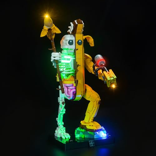 LocoLee Licht Set Kompatibel mit Lego 77072 Knochen-Schali, Nur Lichter Set - Kein Modell, Licht Beleuchtung Set Compatible with Lego Fortnite Peely Bone 77072 LocoLee Licht Set Kompatibel mit Lego 77072 Knochen-Schali, Nur Lichter Set - Kein Modell, Licht Beleuchtung Set Compatible with Lego Fortnite Peely Bone 77072 von LocoLee