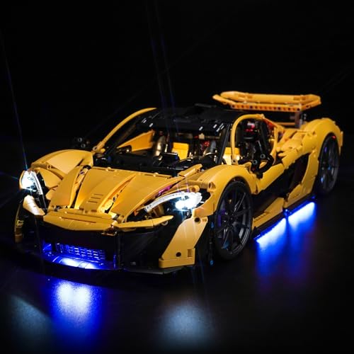 LocoLee Licht Set Kompatibel mit Lego 42172 McLaren P1 Sonderanfertigung Version, Nur Lichter Set - Kein Modell, Licht Beleuchtung Set Compatible with Lego Technic 42172 LocoLee Licht Set Kompatibel mit Lego 42172 McLaren P1 Sonderanfertigung Version, Nur Lichter Set - Kein Modell, Licht Beleuchtung Set Compatible with Lego Technic 42172 von LocoLee
