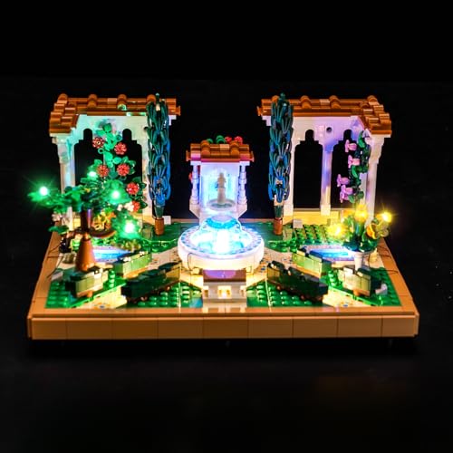 LocoLee Licht Set Kompatibel mit Lego Springbrunnengarten, Nur Lichter Set - Kein Modell, Licht Beleuchtung Set Compatible with Lego Fountain Garden 10359 LocoLee Licht Set Kompatibel mit Lego Springbrunnengarten, Nur Lichter Set - Kein Modell, Licht Beleuchtung Set Compatible with Lego Fountain Garden 10359 von LocoLee