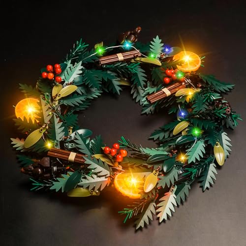 LocoLee Licht Set Kompatibel mit Lego 10340 Weihnachtskranz, Nur Lichter Set - Kein Modell, Licht Beleuchtung Set Compatible with Lego Icons Wreath 10340 LocoLee Licht Set Kompatibel mit Lego 10340 Weihnachtskranz, Nur Lichter Set - Kein Modell, Licht Beleuchtung Set Compatible with Lego Icons Wreath 10340 von LocoLee