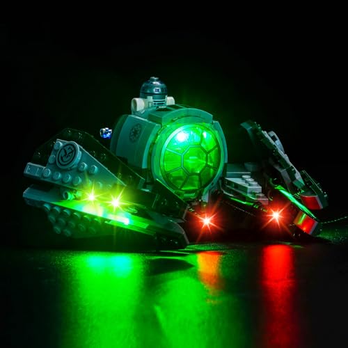 LocoLee Licht Set Kompatibel mit Lego 75360 Yodas Jedi Starfighter, Nur Lichter Set - Kein Modell, Licht Beleuchtung Set Compatible with Lego Star Wars Yoda's Jedi Starfighter von LocoLee