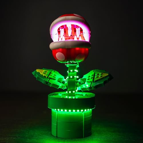 LocoLee Licht Kompatibel mit Lego Piranha Plant 71426, Led Beleuchtungs Compatible with Lego 71426 Super Mario Piranha Plant - Nur Lichter Set, Kein Modell von LocoLee