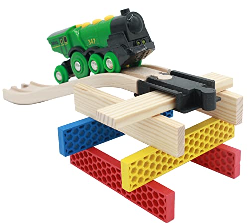 Locorico - 6 Adapter für Zug aus Holz, kompatibel mit von Holzbrettern Locorico - 6 Adapter für Zug aus Holz, kompatibel mit von Holzbrettern von locorico