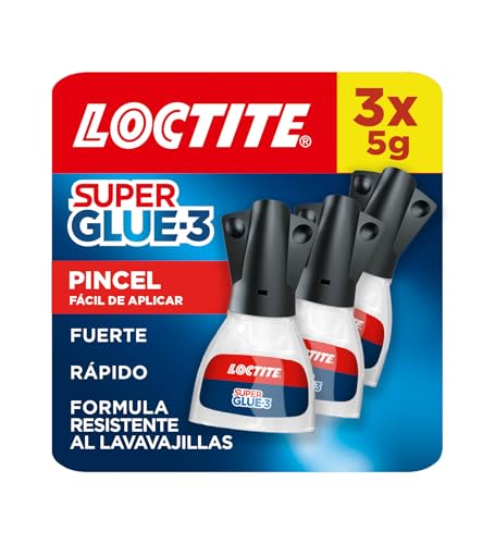 Loctite Super Glue, Kleber mit Pinselapplikator, 3 x 5 g Loctite Super Glue, Kleber mit Pinselapplikator, 3 x 5 g von Loctite