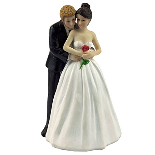 Lodokdre Yes à la Tortendekoration für Hochzeit, personalisierbar, Braut und Bräutigam, Paar, Figur, Hochzeitstorte, Topper von Lodokdre
