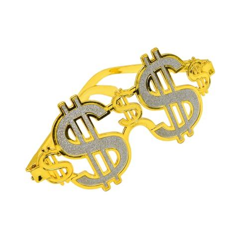 Lodoot Halloween Gold Dollar Brille Lustige Dollar Zeichen geformte Brille Party Brille für Erwachsene Geburtstag Halloween Fotografie US Dollar Brille Lodoot Halloween Gold Dollar Brille Lustige Dollar Zeichen geformte Brille Party Brille für Erwachsene Geburtstag Halloween Fotografie US Dollar Brille von Lodoot