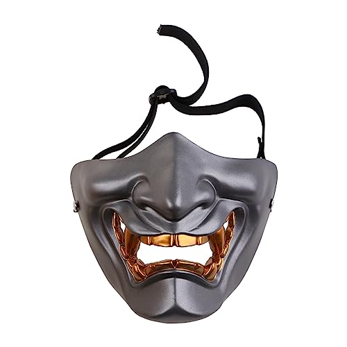 Lodoot Halloween Japanische Anime Harz Halbgesicht Böse Cosplay Kostüm Maskerade Party Requisiten Halloween Horror Geist Kopf mit Brille und Hut Maske halbes Gesicht Lodoot Halloween Japanische Anime Harz Halbgesicht Böse Cosplay Kostüm Maskerade Party Requisiten Halloween Horror Geist Kopf mit Brille und Hut Maske halbes Gesicht von Lodoot
