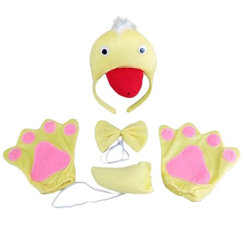 Lodoot Rock Ente Gänse Stirnbänder Kragen Schwanz Tier Gänse Haarreifen für Kinder zeigt Ente Tier Haarbänder Cartoon Kostüm Ente Stirnband Set Lodoot Rock Ente Gänse Stirnbänder Kragen Schwanz Tier Gänse Haarreifen für Kinder zeigt Ente Tier Haarbänder Cartoon Kostüm Ente Stirnband Set von Lodoot