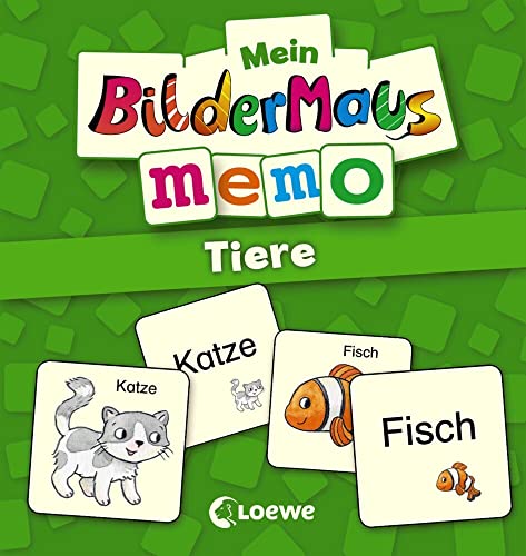 Mein Bildermaus-Memo - Tiere (Kinderspiel): Tier-Memory für Kinder ab 5 Jahre von Loewe Verlag GmbH