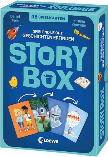 Story Box - Spielend leicht Geschichten erfinden: Entfalte Deine Fantasie und erfinde kreative Geschichten - Kartenbox für Kinder ab 7 Jahren - Kreativer Spielspaß allein und in der Gruppe von Loewe Verlag GmbH