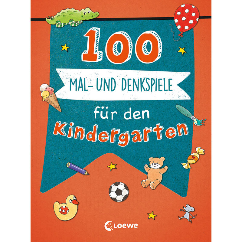 100 Mal- und Denkspiele für den Kindergarten von Loewe Verlag