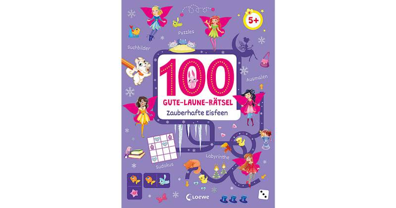 Buch - 100 Gute-Laune-Rätsel - Zauberhafte Eisfeen von Loewe Verlag