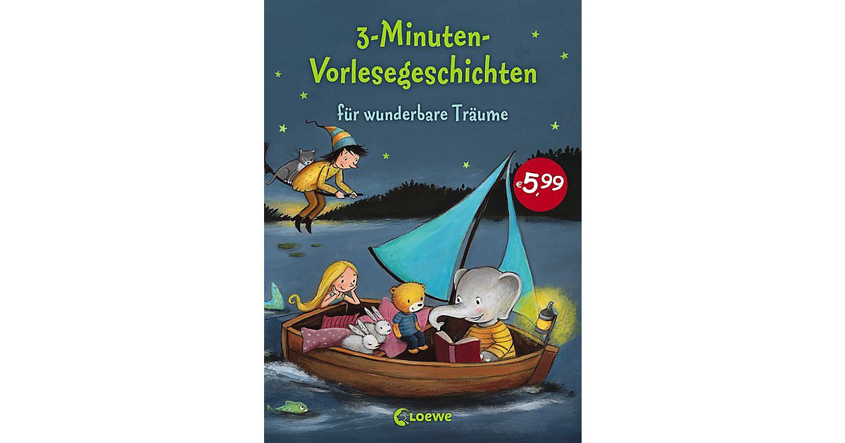 Buch - 3-Minuten-Vorlesegeschichten wunderbare Träume Kleinkinder Buch - 3-Minuten-Vorlesegeschichten wunderbare Träume Kleinkinder von Loewe Verlag