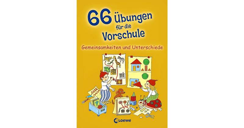 Buch - 66 Übungen die Vorschule - Gemeinsamkeiten und Unterschiede  Kinder von Loewe Verlag