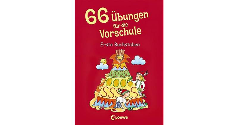Buch - 66 Übungen die Vorschule: Erste Buchstaben  Kinder von Loewe Verlag