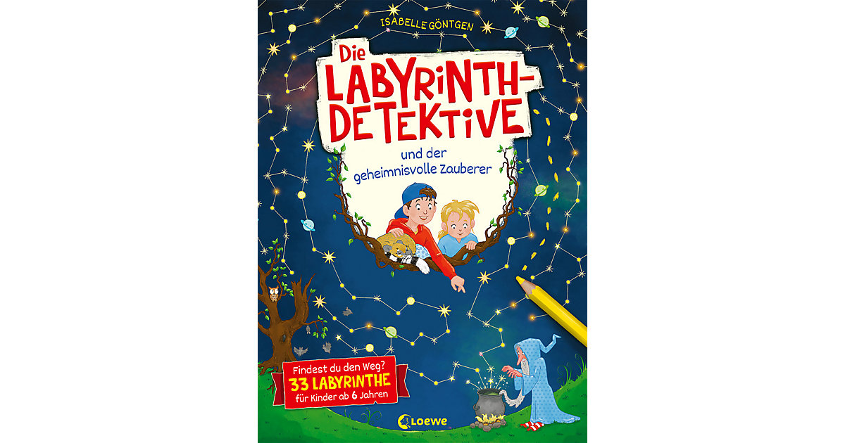 Buch - Die Labyrinth-Detektive und der geheimnisvolle Zauberer Buch - Die Labyrinth-Detektive und der geheimnisvolle Zauberer von Loewe Verlag