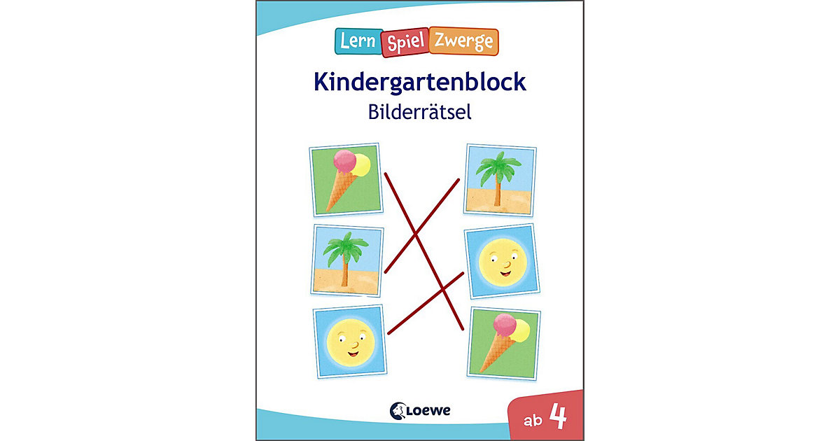 Buch - Die neuen LernSpielZwerge - Bilderrätsel Buch - Die neuen LernSpielZwerge - Bilderrätsel von Loewe Verlag