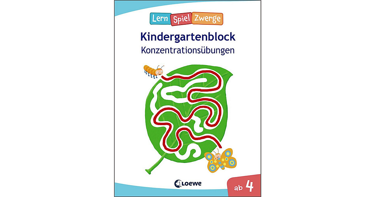Buch - Die neuen LernSpielZwerge - Konzentrationsübungen Buch - Die neuen LernSpielZwerge - Konzentrationsübungen von Loewe Verlag
