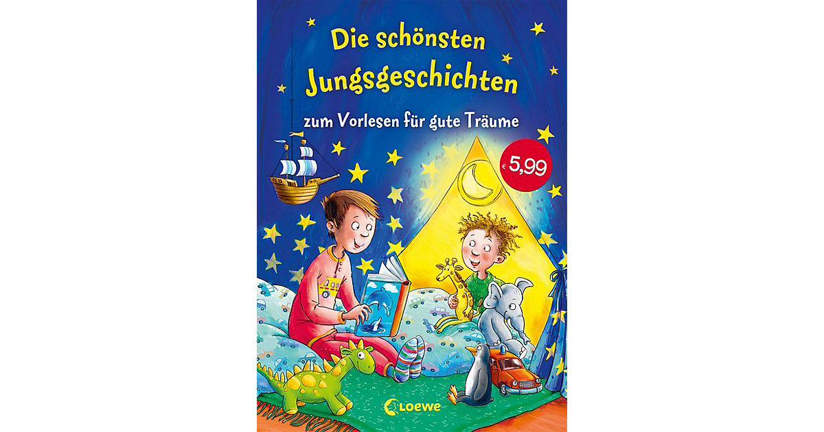 Buch - Die schönsten Jungsgeschichten zum Vorlesen gute Träume  Kinder von Loewe Verlag
