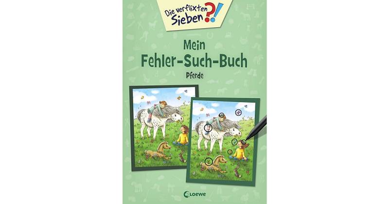 Buch - Die verflixten Sieben - Mein Fehler-Such-Buch: Pferde von Loewe Verlag