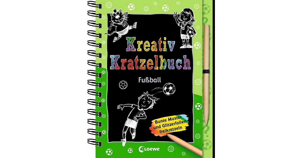 Buch - Kreativ-Kratzelbuch: Fußball Buch - Kreativ-Kratzelbuch: Fußball von Loewe Verlag