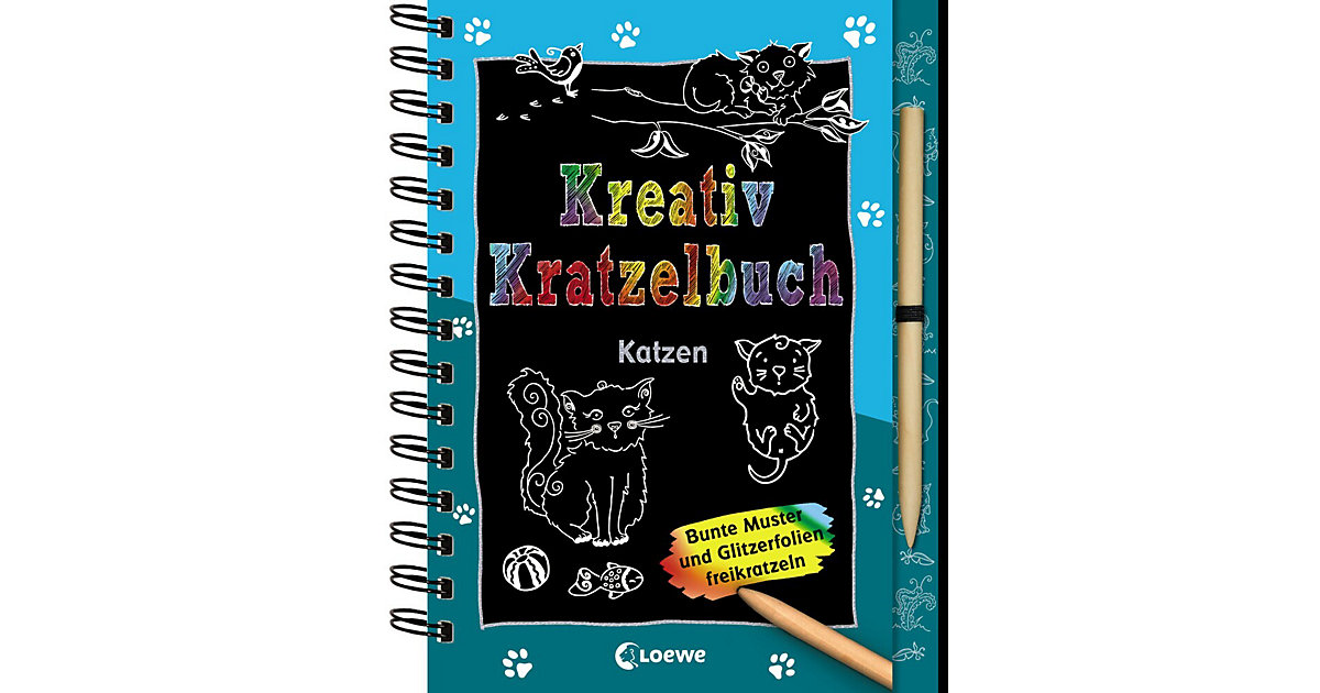 Buch - Kreativ-Kratzelbuch: Katzen Buch - Kreativ-Kratzelbuch: Katzen von Loewe Verlag