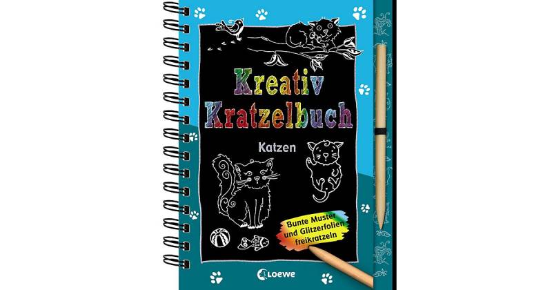 Buch - Kreativ-Kratzelbuch: Katzen von Loewe Verlag