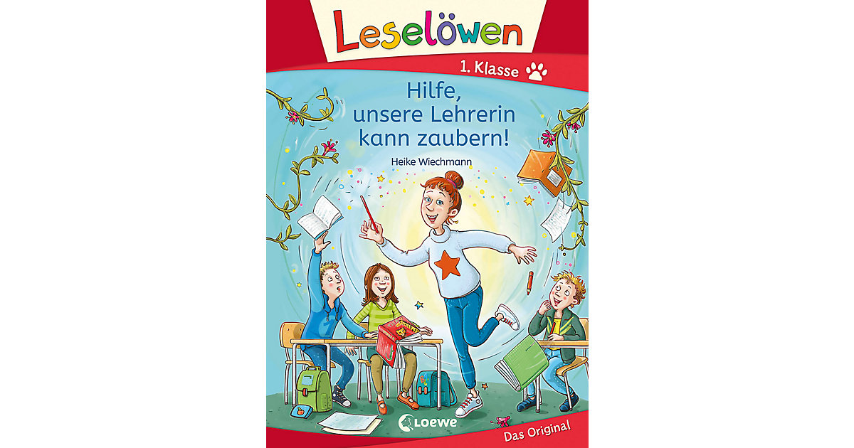 Buch - Leselöwen 1. Klasse - Hilfe, unsere Lehrerin kann zaubern! von Loewe Verlag