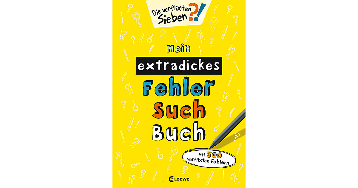 Buch - Mein extradickes Fehler-Such-Buch (gelb) von Loewe Verlag