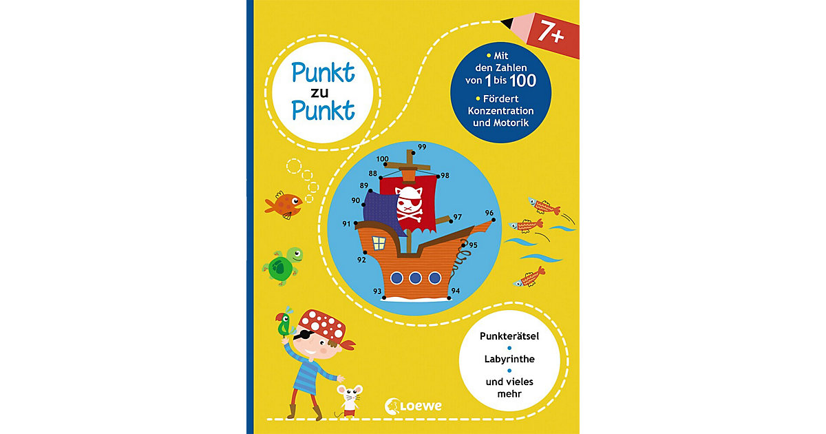 Buch - Punkt zu Punkt: Mit den Zahlen von 1 bis 100 Buch - Punkt zu Punkt: Mit den Zahlen von 1 bis 100 von Loewe Verlag