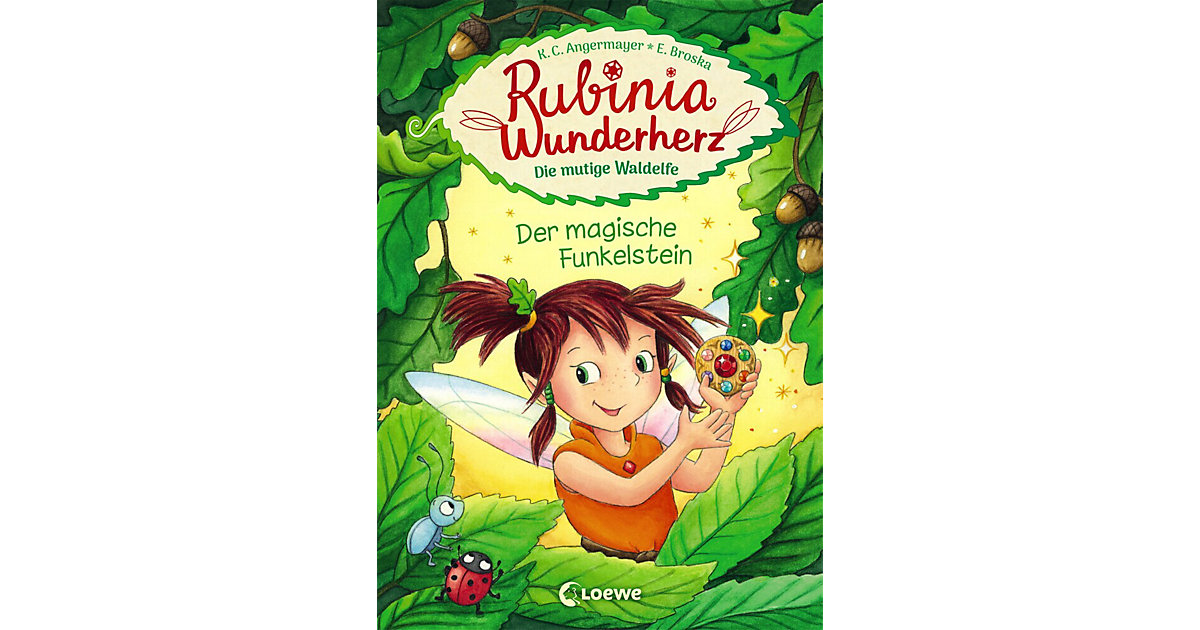 Buch - Rubinia Wunderherz, die mutige Waldelfe: Der magische Funkelstein, Band 1 von Loewe Verlag