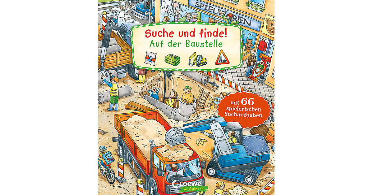 Buch - Suche und finde! - Auf der Baustelle von Loewe Verlag