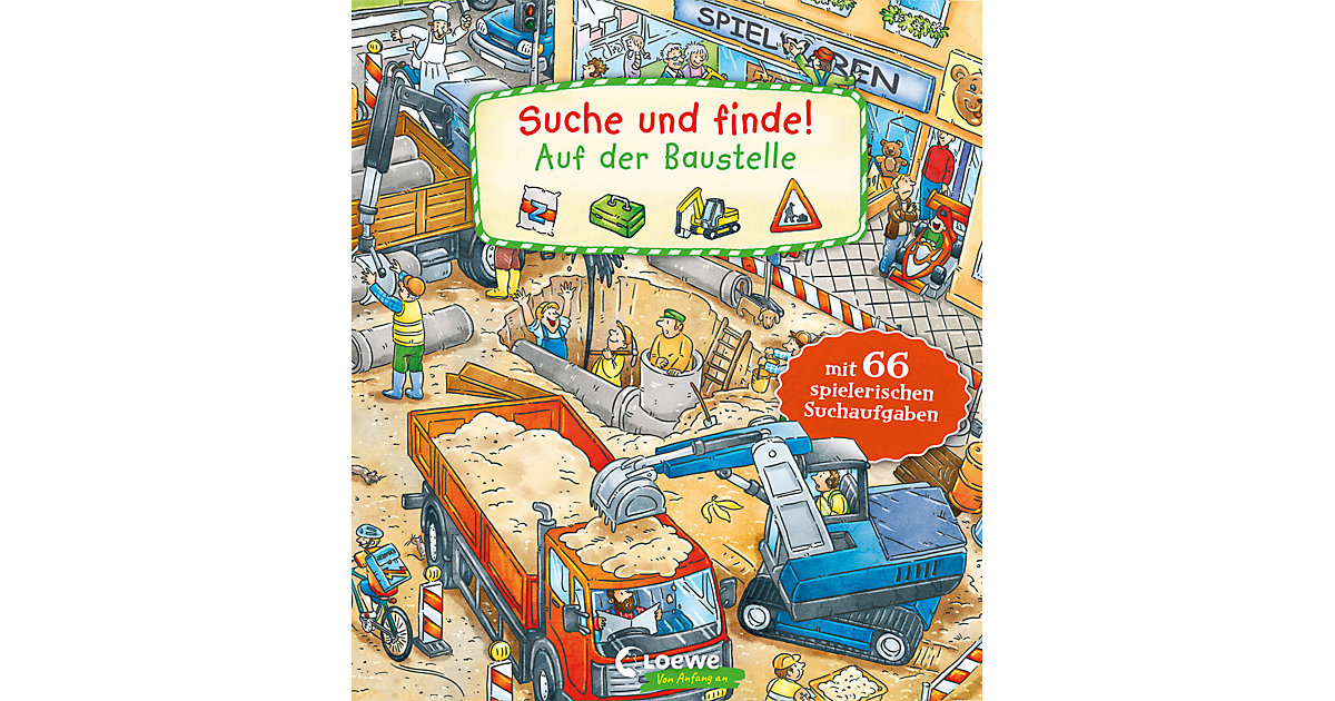 Buch - Suche und finde! - Auf der Baustelle Buch - Suche und finde! - Auf der Baustelle von Loewe Verlag
