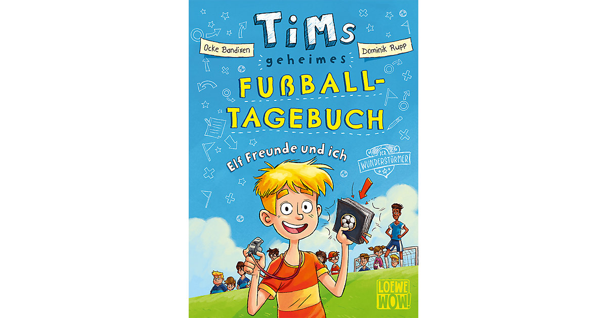 Buch - Tims geheimes Fußball-Tagebuch (Band 1) - Elf Freunde und ich! von Loewe Verlag