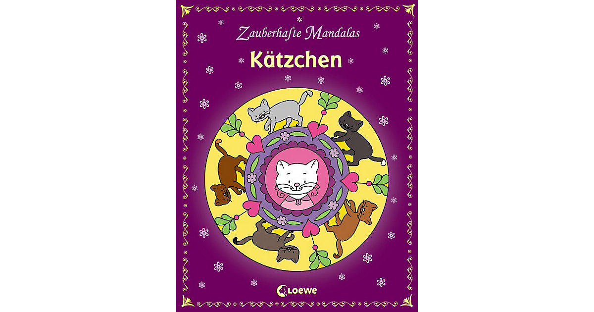 Buch - Zauberhafte Mandalas: Kätzchen von Loewe Verlag
